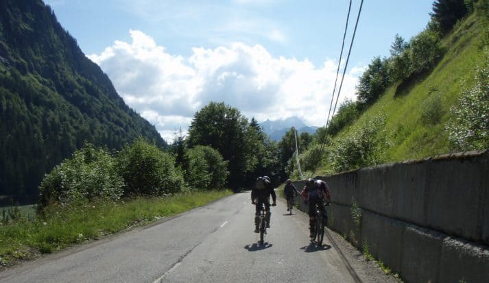 Mountain Biking in French Alps