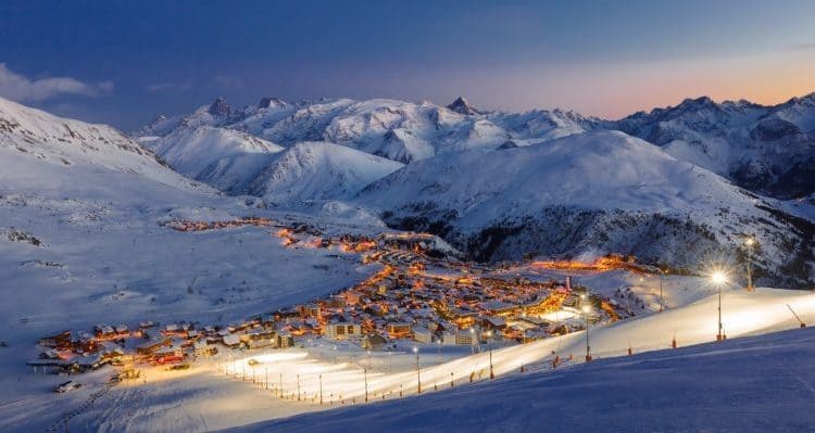 Alpe dHuez ski resort