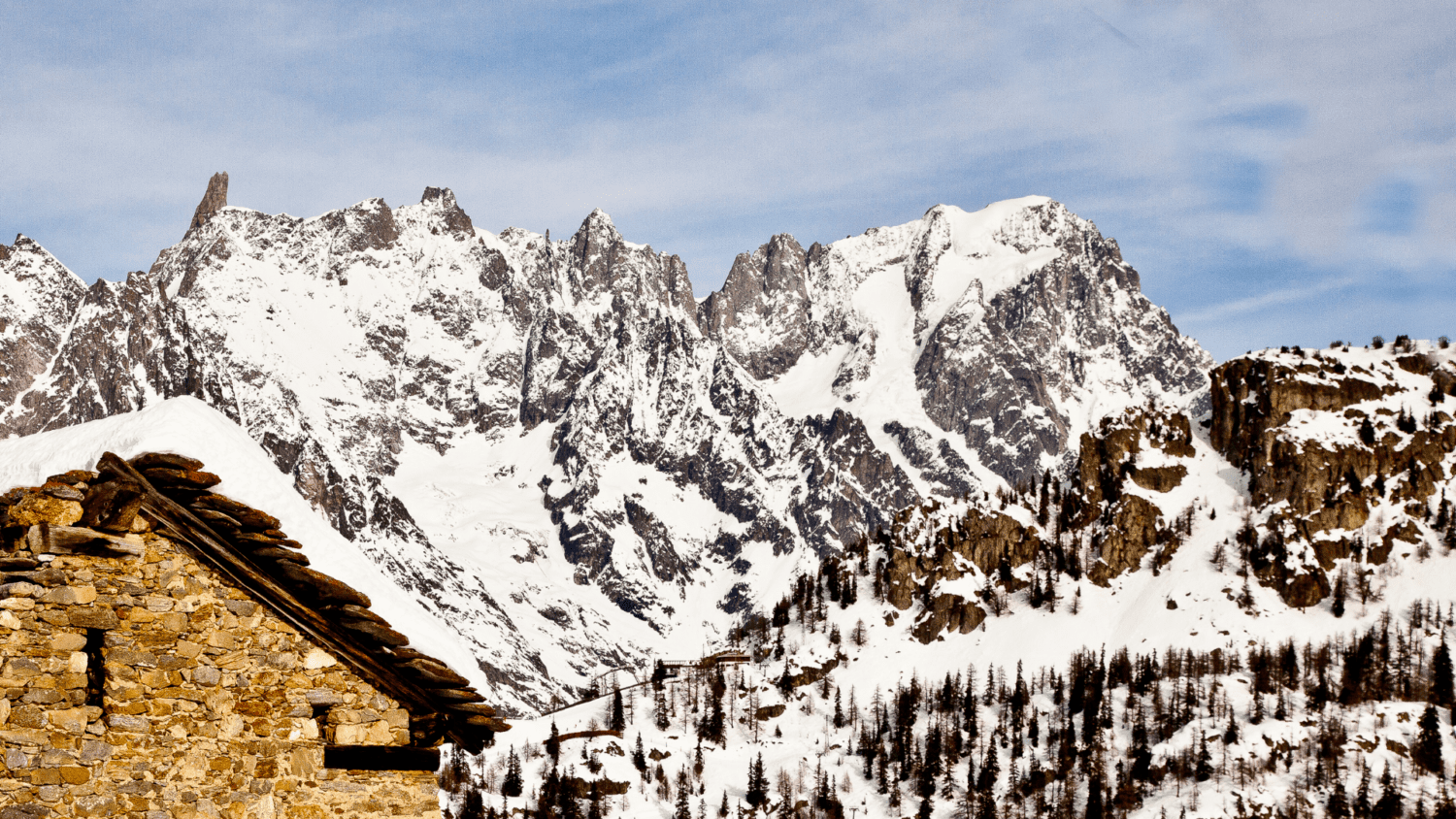 Courmayeur Mont Blanc Monte Bianco Ski Lifts