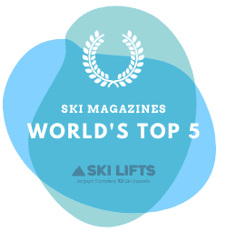 Top 5 Ski Magazines Badge from Ski Lifts
