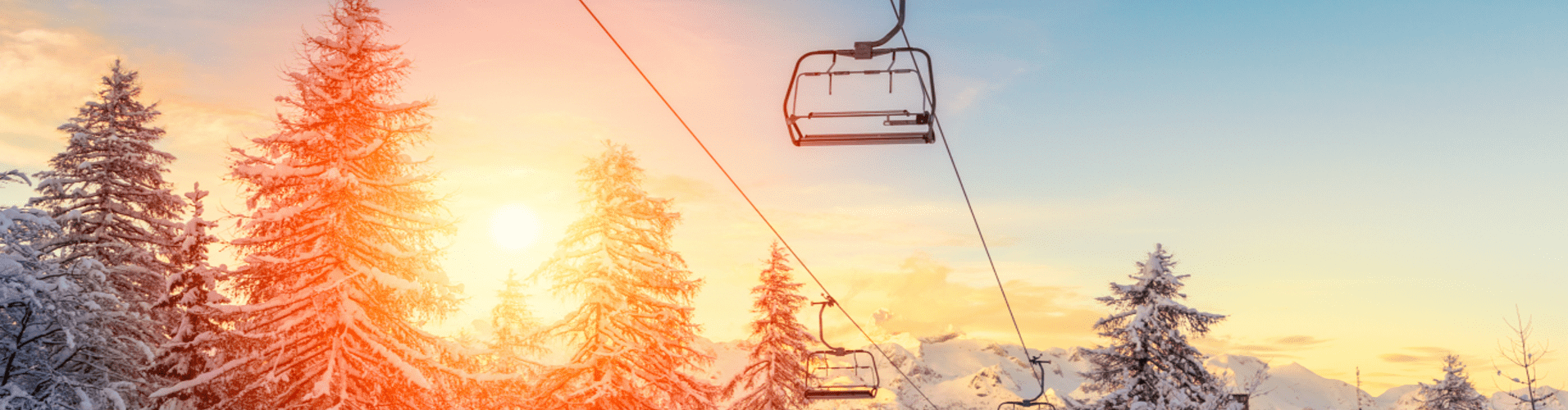 Ski-Lift-French-Alps-Sunset