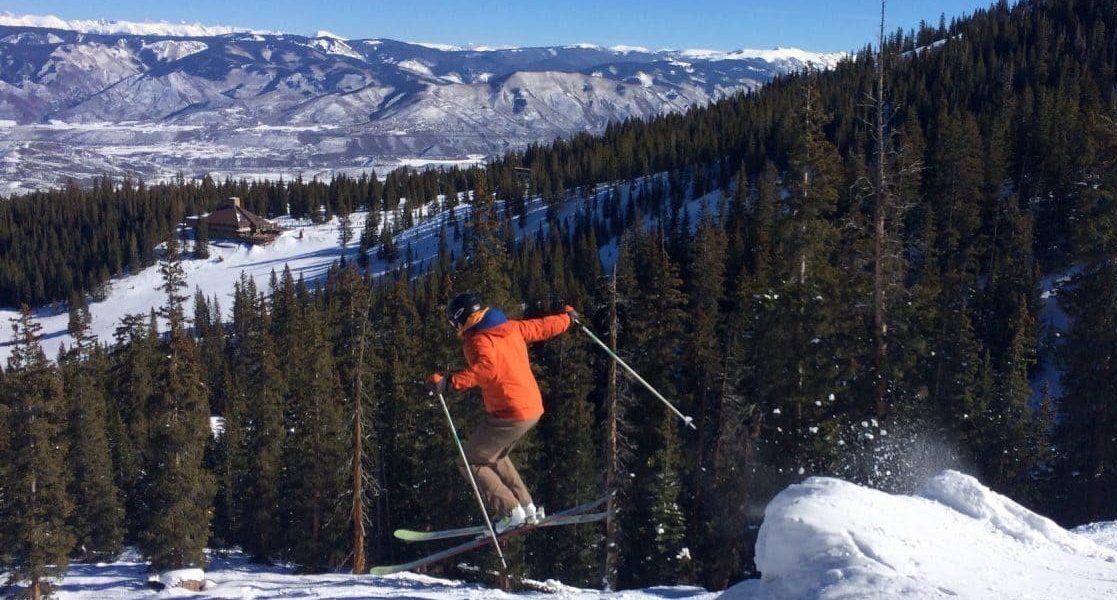 skiing in snowmass