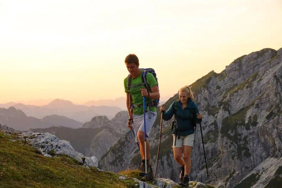 Hiking in the Alps